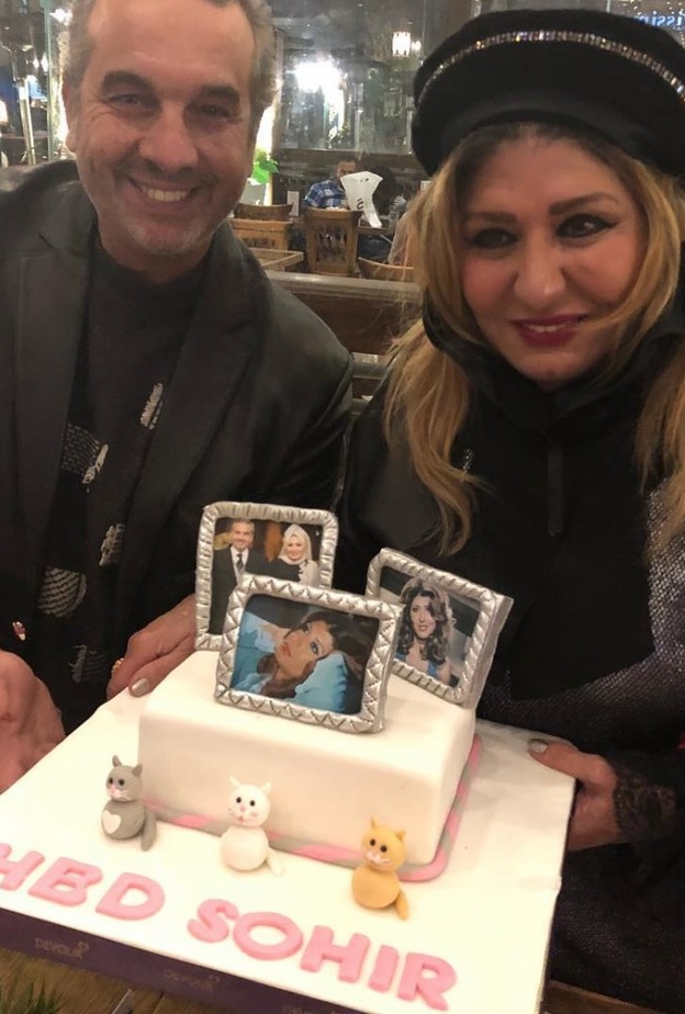 سهير رمزي وزوجها