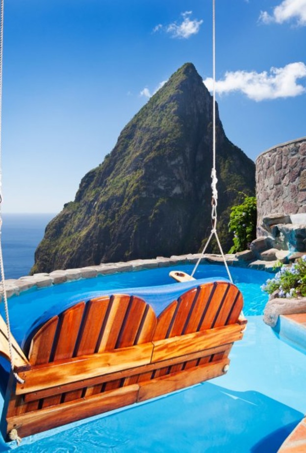 لشهر عسل رومانسي في سانت لوسيا Serenity at Coconut Bay منتجع