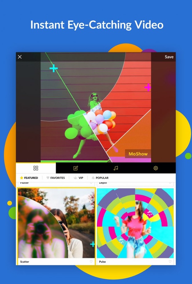 تطبيق MoShow لصناعة فيلمك الخاص من صورك و فيديوهاتك