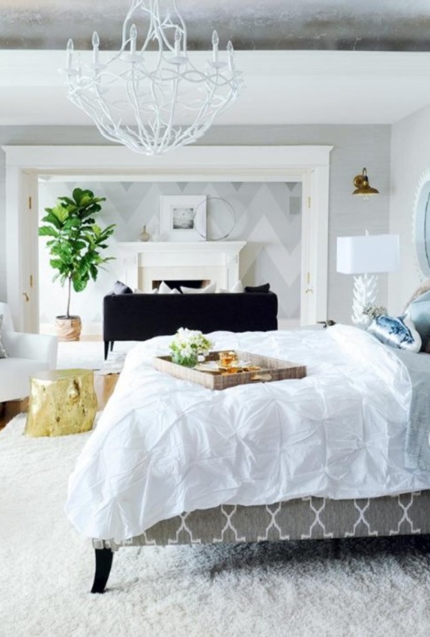 زيني غرفة النوم بالنباتات المميزة