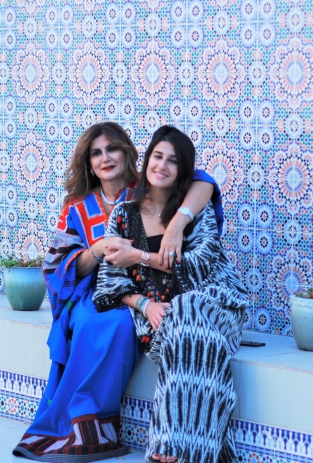 منى جاشقجي وابنتها تمارا أبو خضرا