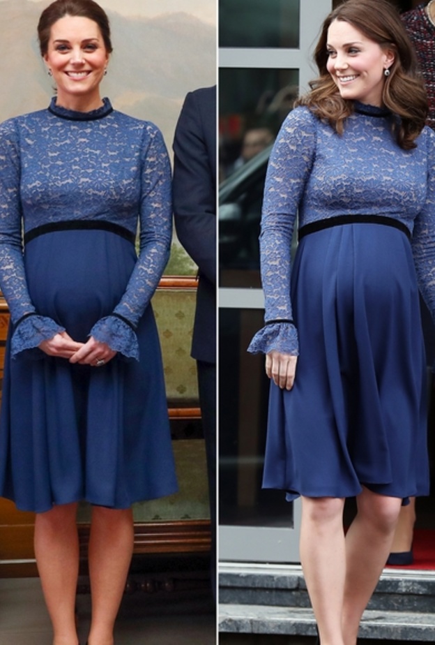 كيت ميدلتون تختار معطف بني ومميز