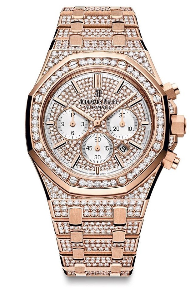 أجمل ساعات أوديمار بيغيه المزينة بالألماس