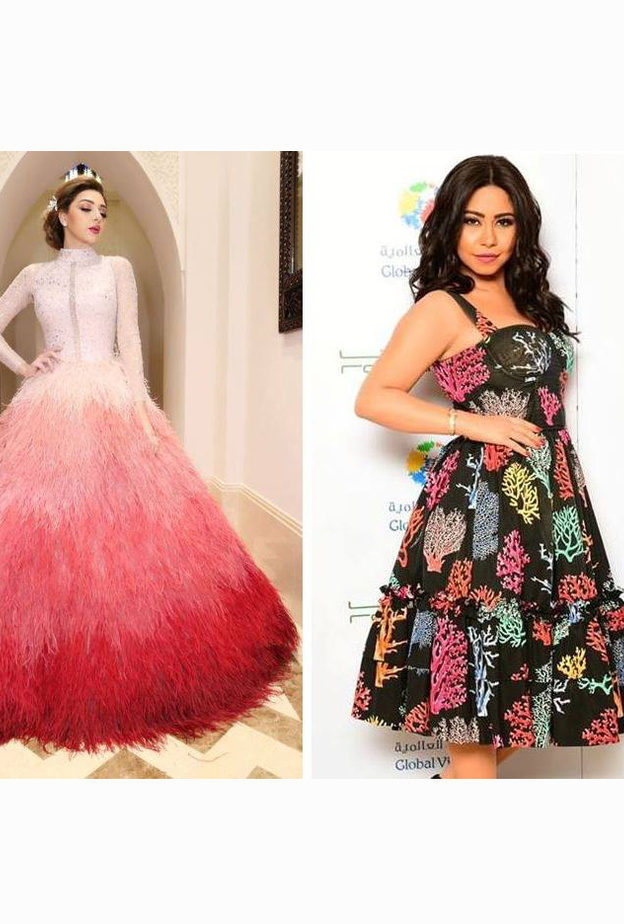 الالوان تطغى على إطلالة شيرين وميريام فارس.. فأيهما الاجمل؟