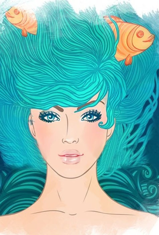 امرأة الحوت رومانسية للغاية وتفقد نفسها في العلاقة العاطفية