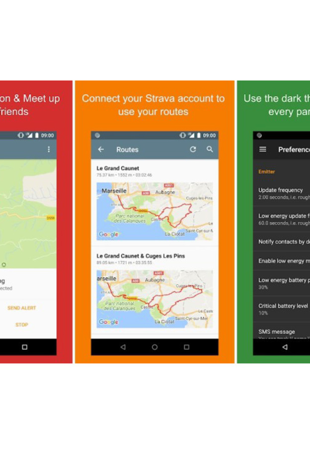 تطبيق Beacon لمشاركة موقعك في الوقت الحقيقي.