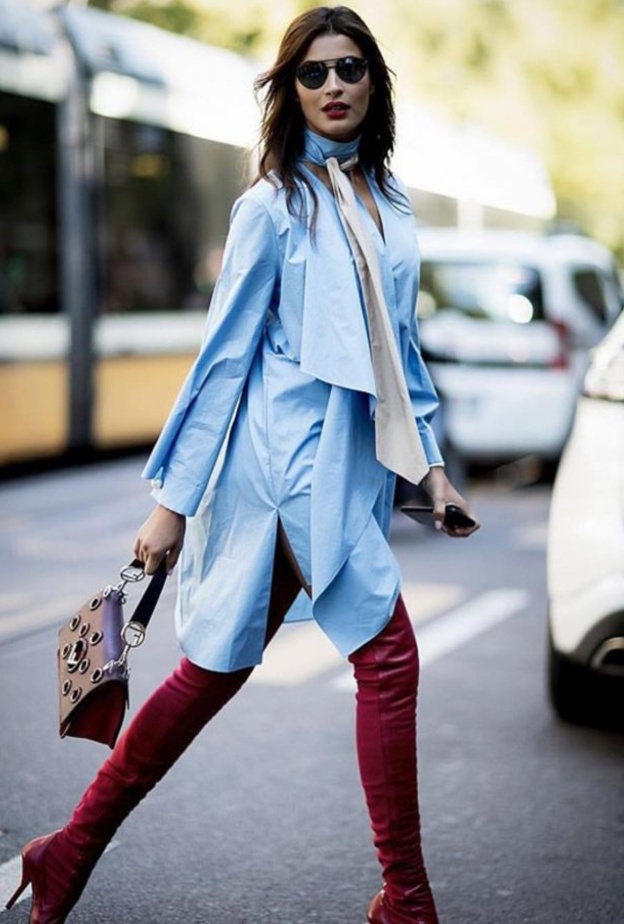 موضة الفستان الابيض بأسلوب ريم السعيدي