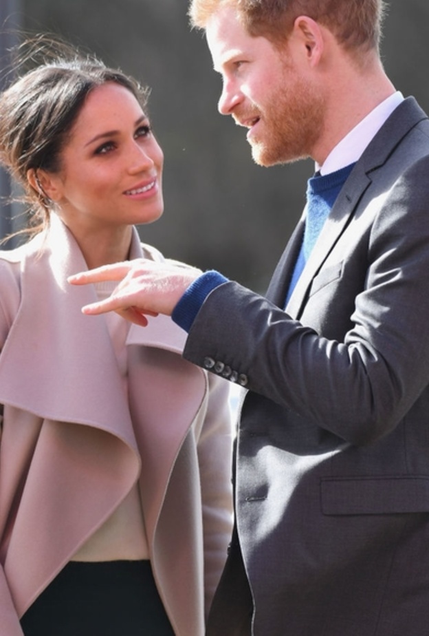 ميغان رفعت شعرها ووضعت ماكياجاً ناعماً