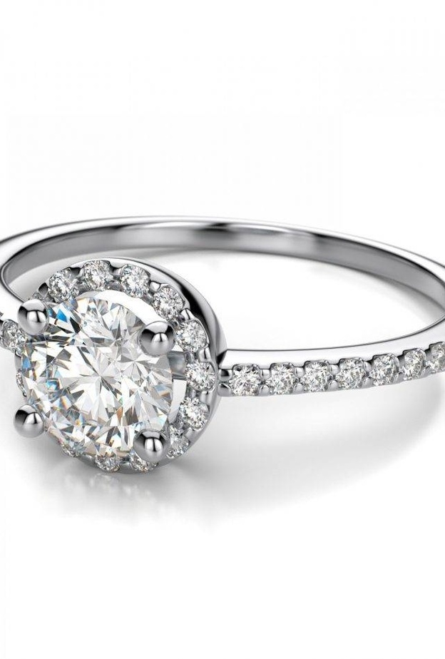 خاتم خطوبة اصفر رفيع.