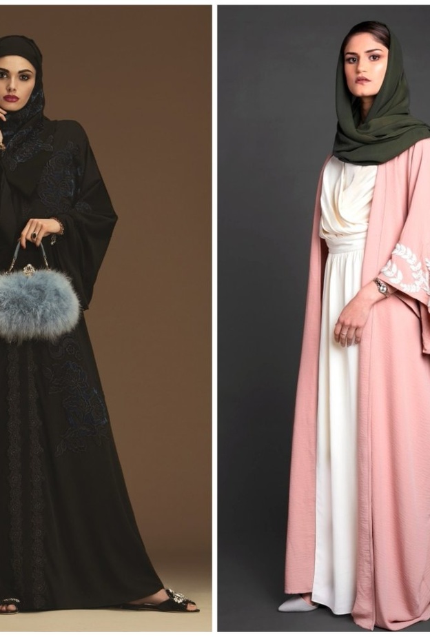 تنسيقات عبايات متكاملة من "هي"