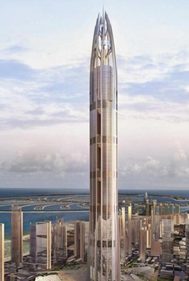 بناء سادس أعلى برج في العالم في دبي