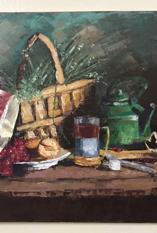 عمل كلنا انسان من الفنانة بدرية المالكي