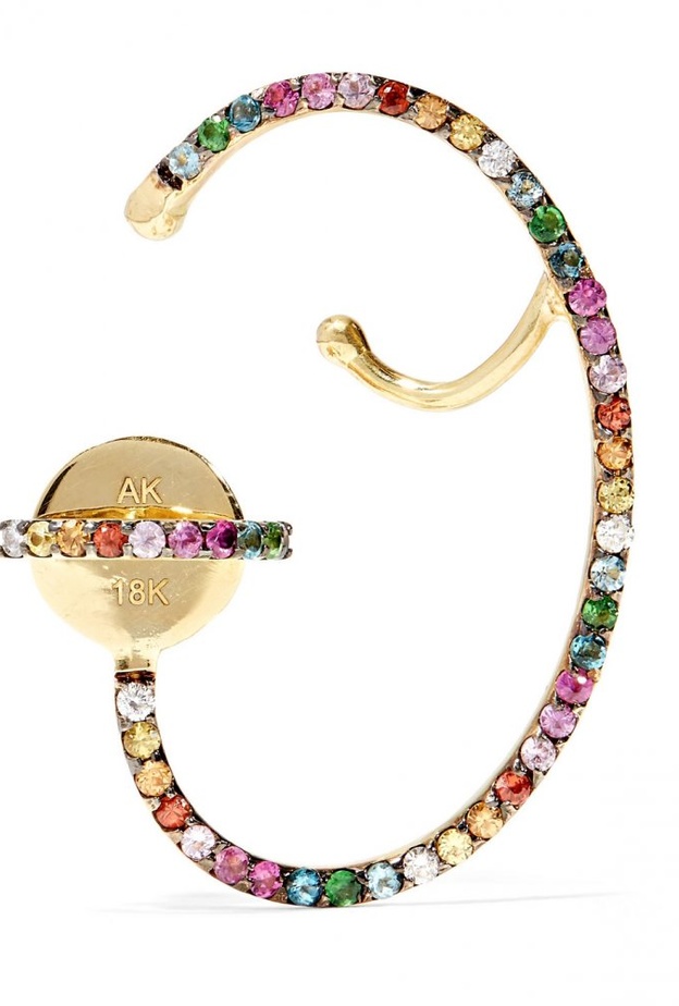 أقراط راقية وعصرية بألوان الربيع 2018