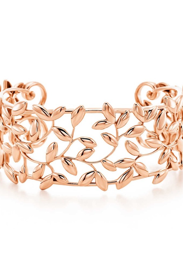 أسوارة تيفاني آند كو من الذهب الوردي والماس