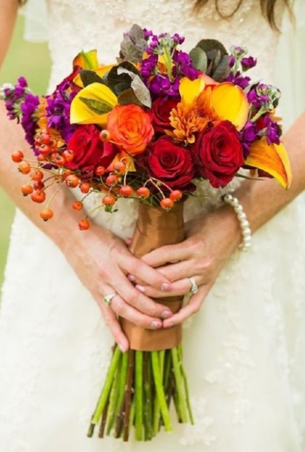 مسكة عصرية للعروس