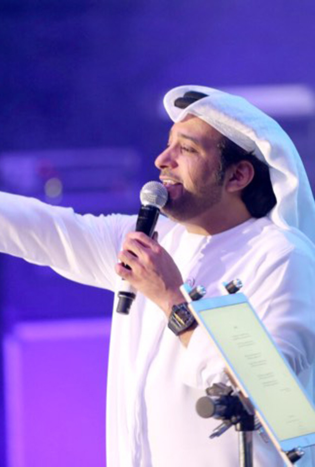 صوت الامارات عيضة المنهالي يشعل فعاليات مهرجان ام الامارات 