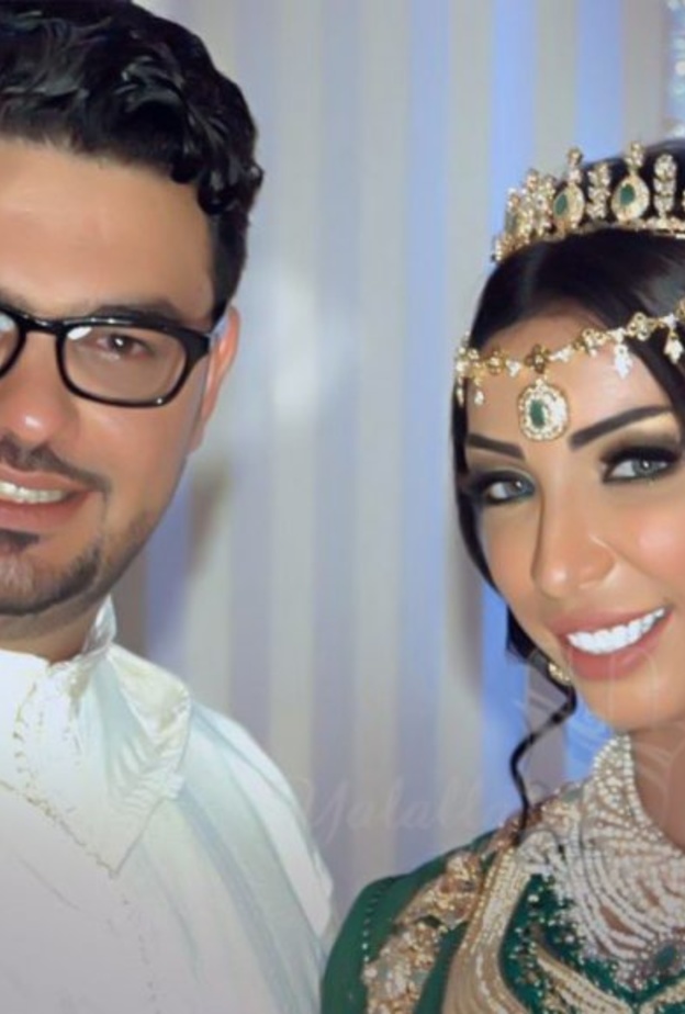 دنيا بطمة وزوجها محمد الترك