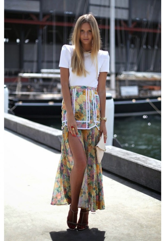 موديلات تنانير ماكسي