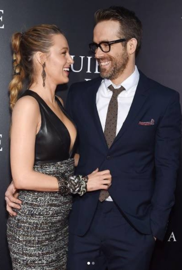 الزوجان الأكثر جاذبية بليك ليفلي وريان رينولدز خلال العرض الأول لفيلم 'A Quiet Place' في نيويورك