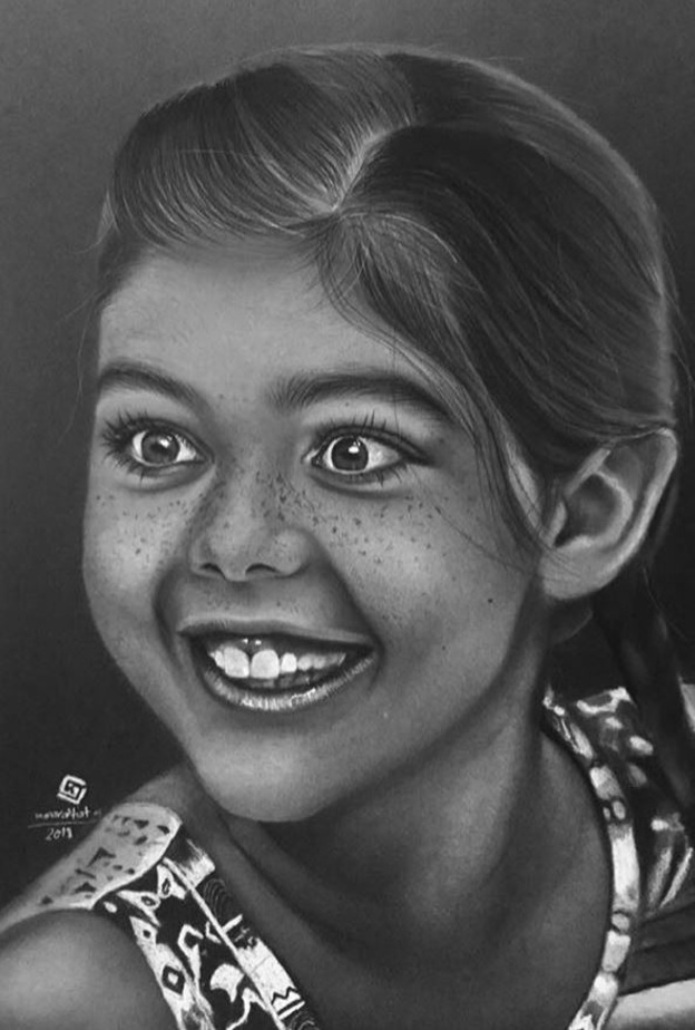 من أعمال الفنانة منار الشغب