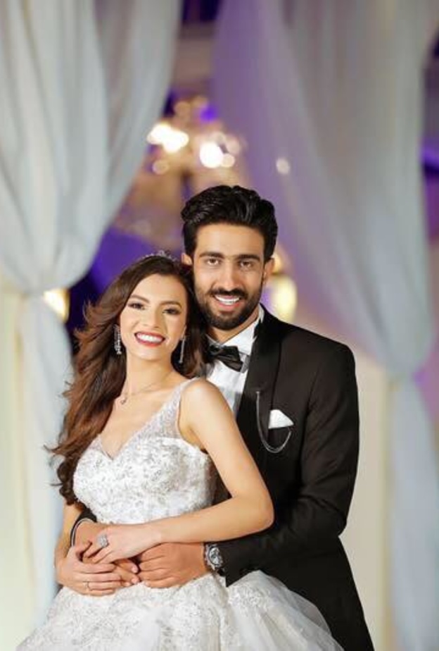 كارمن سليمان مع زوجها 