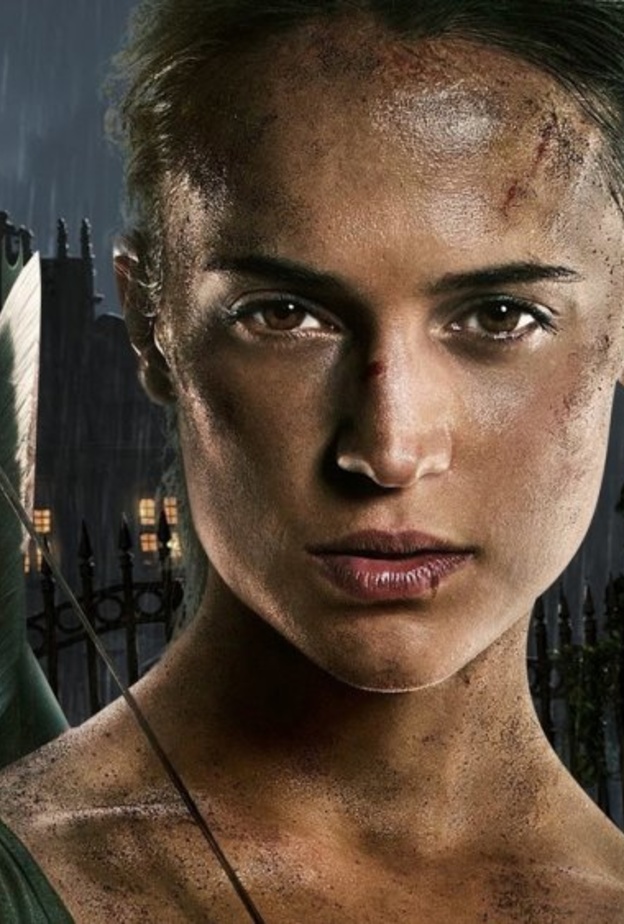 الممثلة أليسيا فيكاندير من فيلم Tomb Raider 