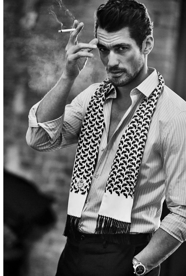 الكارديغان الصوفي بأسلوب كاجوال ومسترخي على طريقة ديفيد