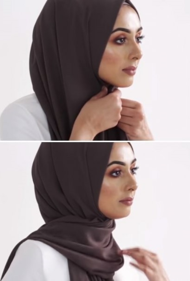 لفة حجاب ناعمة للعمل