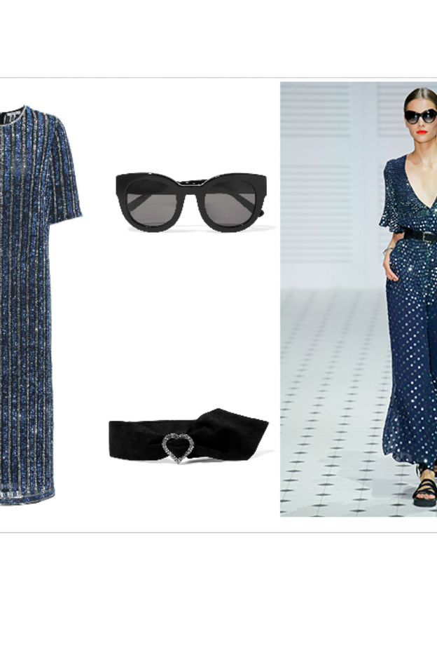 تألقي بستايل براق باللون الأزرق باطلالة عصرية من تيمبيرلي لندن