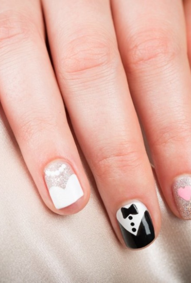 الوان المناكير البيضاء العصرية لعروس 2018