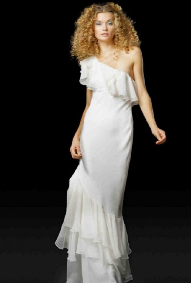 فستان من vera wang 