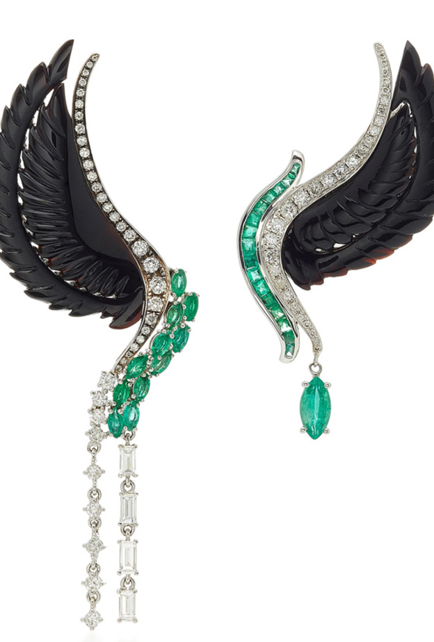 أقراط سهرة بالأحجار الكريمة .. فخامة تسحر الأنظار