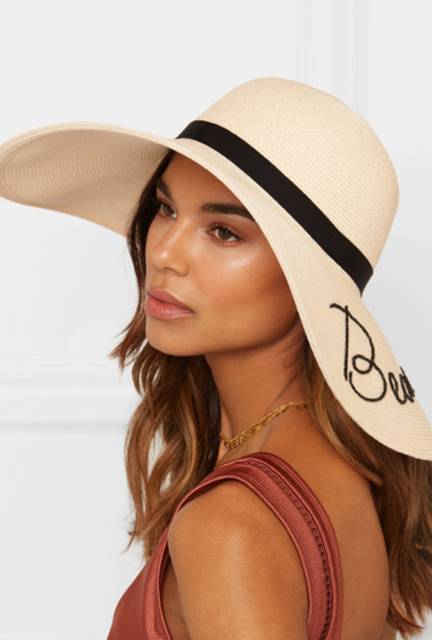 Gucci قبعة مميزة من القش من 