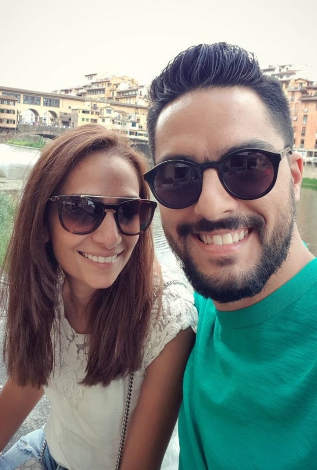 حسن الشافعي وزوجته