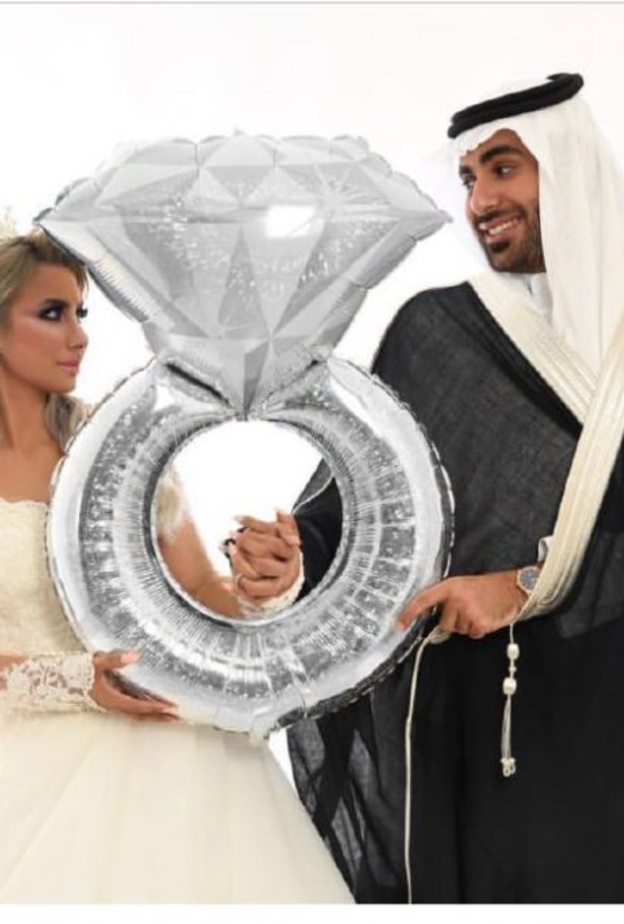 اطلالة العروس المتميزة بمكياج اروى الغامدي