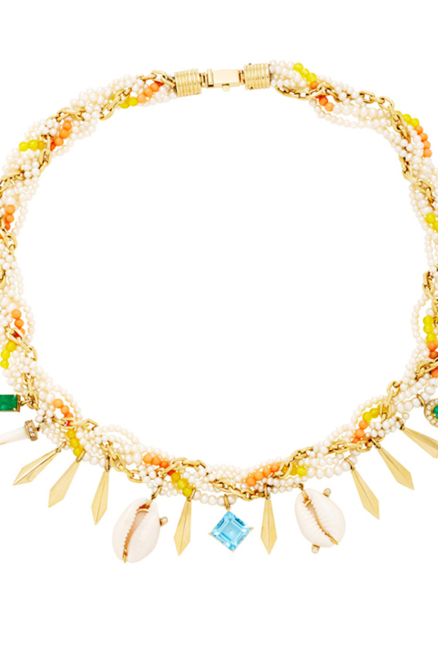 قلائد ناعمة مزينة بأحجار كريمة