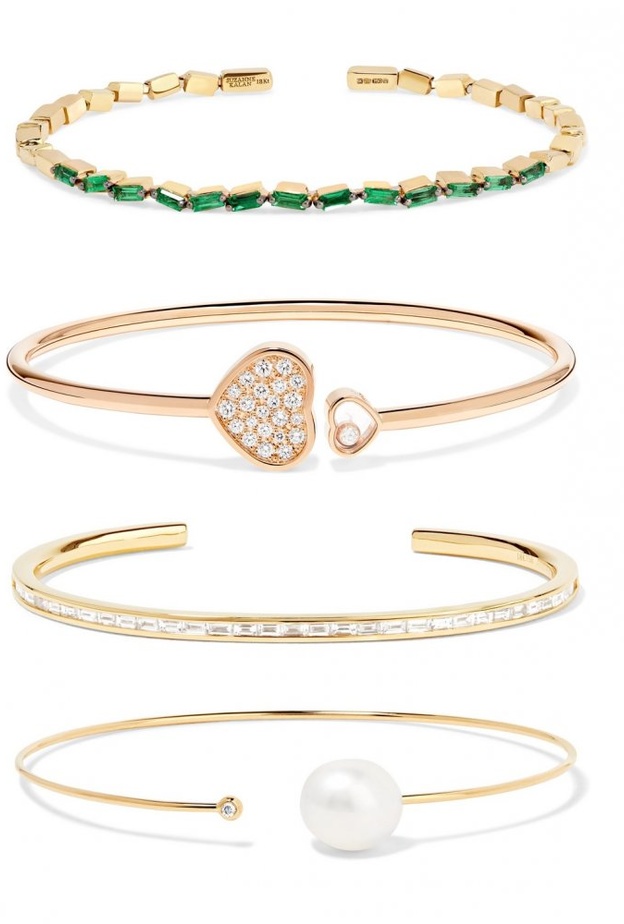 موديلات أساور ناعمة مفتوحة لصيحة Stacking