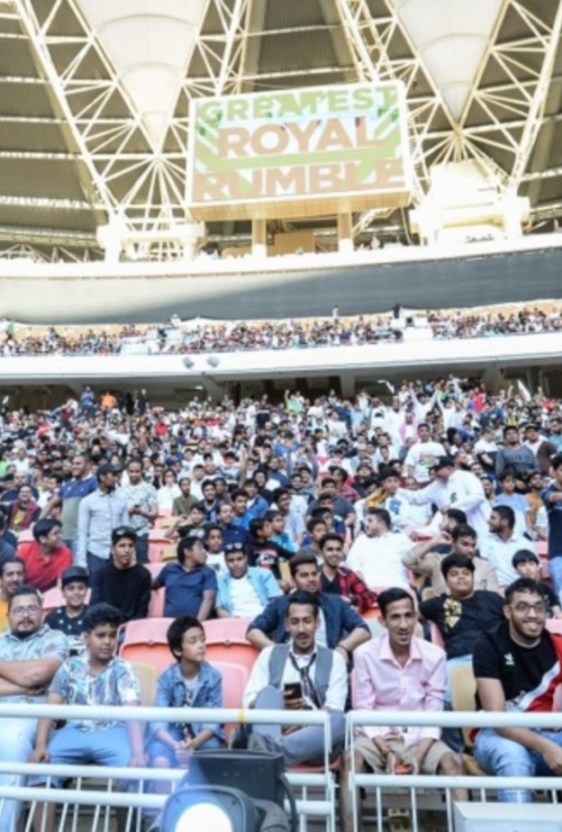 الجمهور في أعظم رويال رامبل 