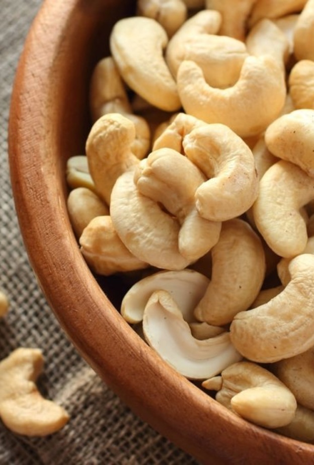 كمية الكاجو المتناولة مع الحركات البدنية مقياس الاستفادة منه