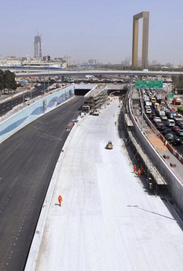 افتتاح نفق في شارع الشيخ راشد الخميس المقبل 