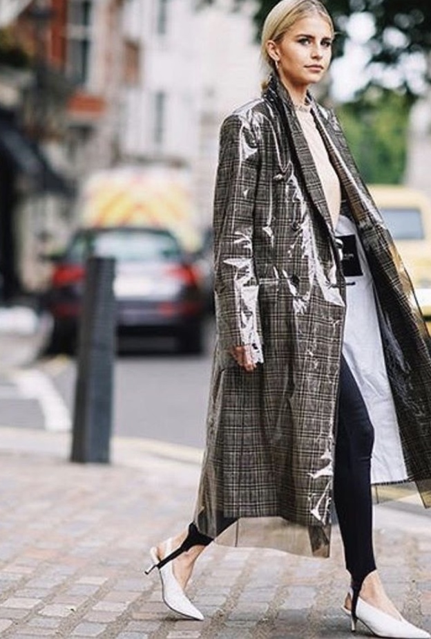 معطف طويل بالوان زاهية