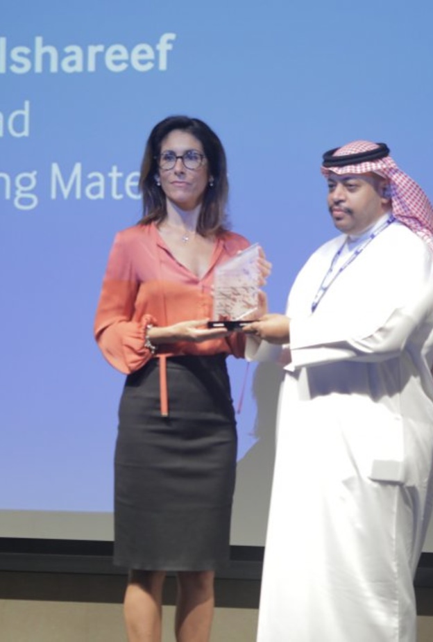 خالد الشريف أول سعودي يحصل على جائزة ناسيبا العالمية