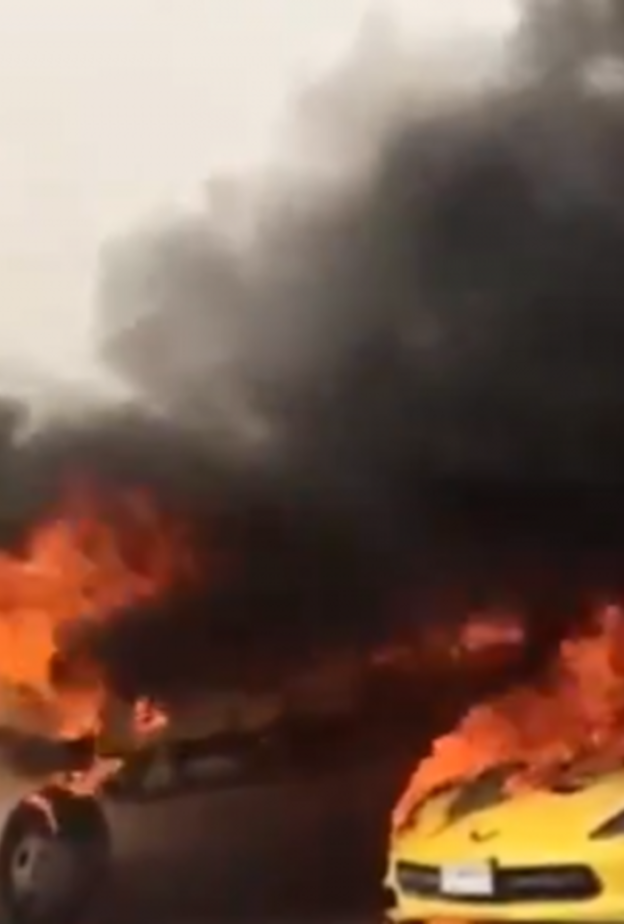 حريق دبي اوتلت كان بفعل فاعل