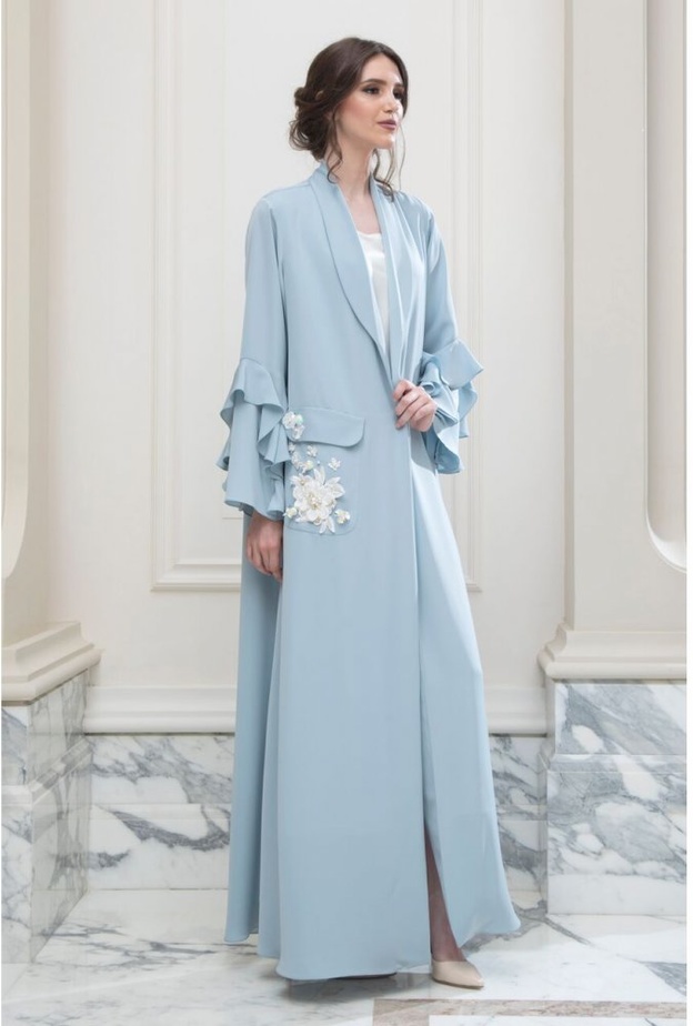 من مجموعة جلابيات المصممة عفة الدباغ الجديدة