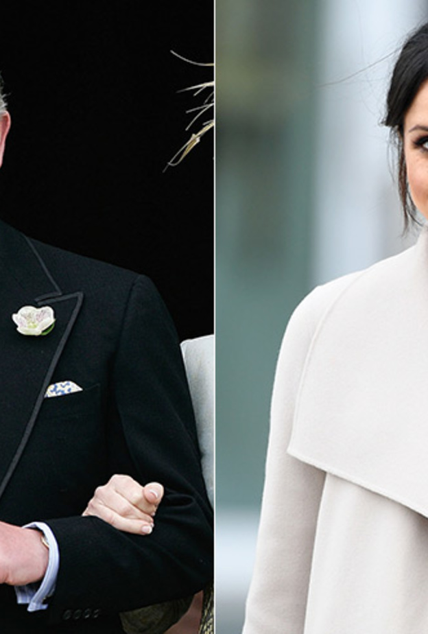 الأمير تشارلز سيسر إلى جوار ميغان ماركل في حفل الزفاف الملكي