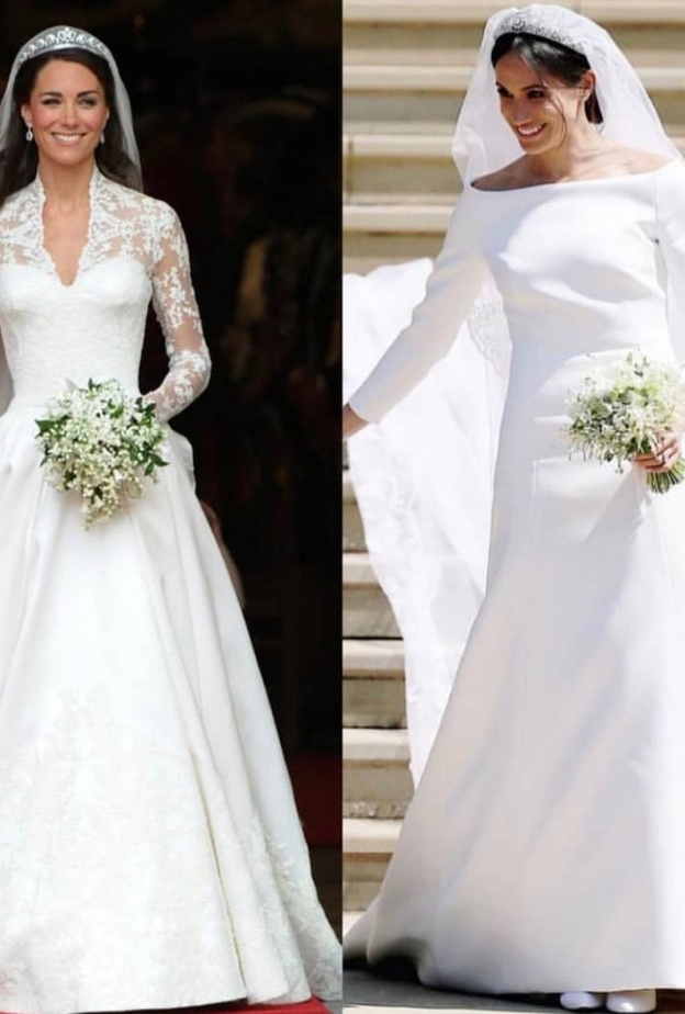 مقارنة إطلالات ميغان وكيت مع الملكة ديانا