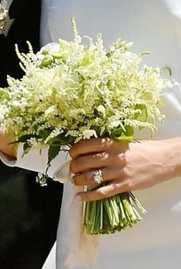 معاني رائعة في باقة زهور ميغان ماركل