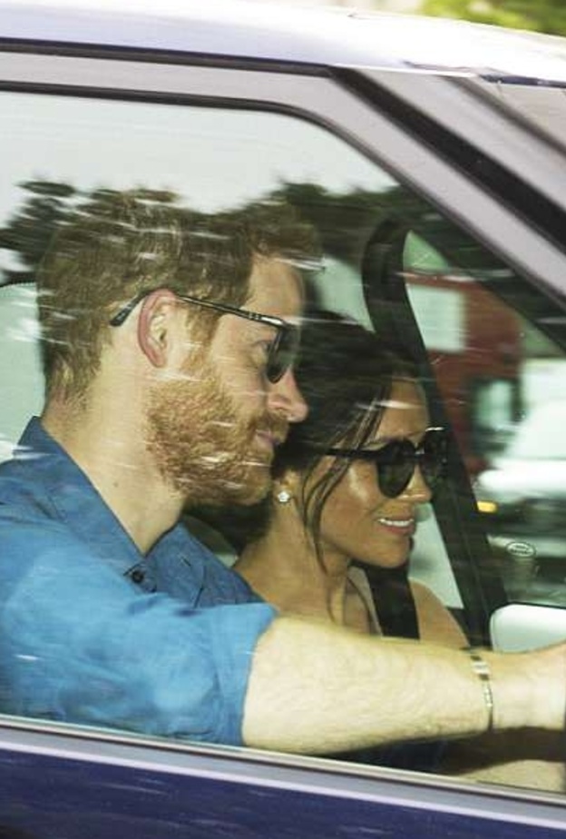 أول ظهور علني للأمير هاري وميغان ماركل بعد الزواج