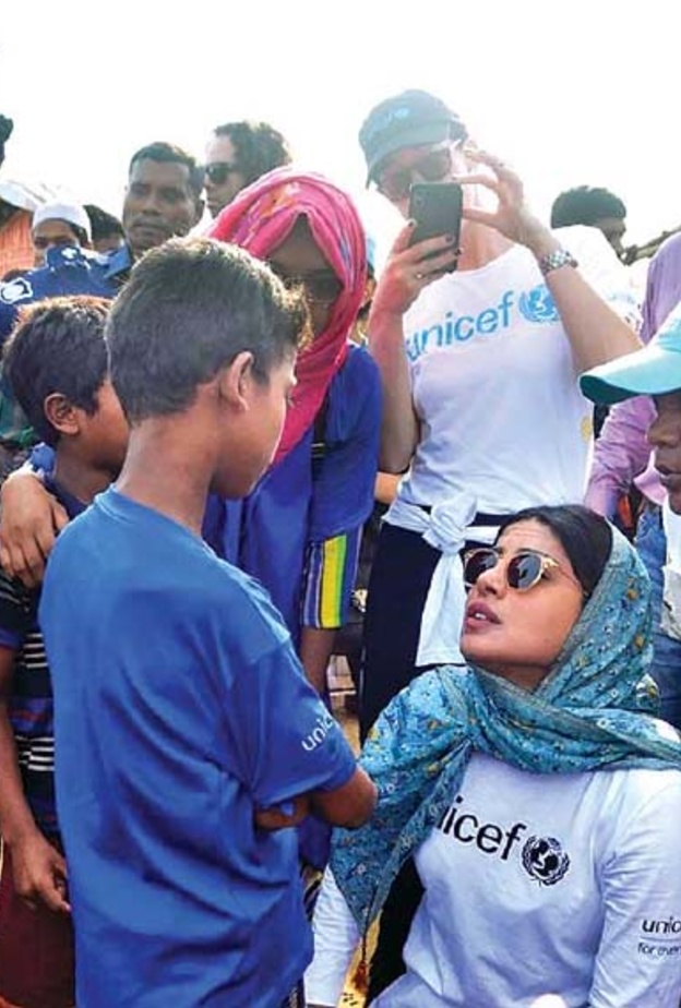  بريانكا تشوبرا في بنجلادش في مهمة إنسانية