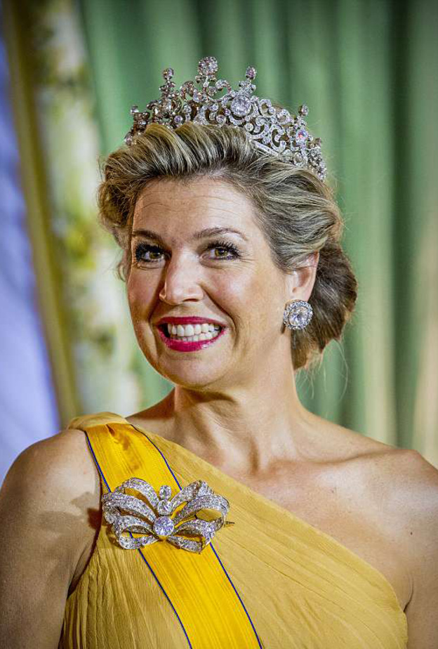 الملكة ماكسيما متألقة